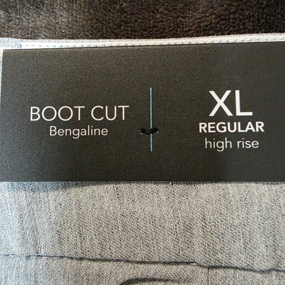Maurices Bootcut Bengaline Pants Women XL Regular Gray High Rise NWT - Picture 2 of 6